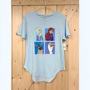 5/$20 NEW L Frozen 2 Juniors Tee   Elsa│Olaf│Sven│Anna